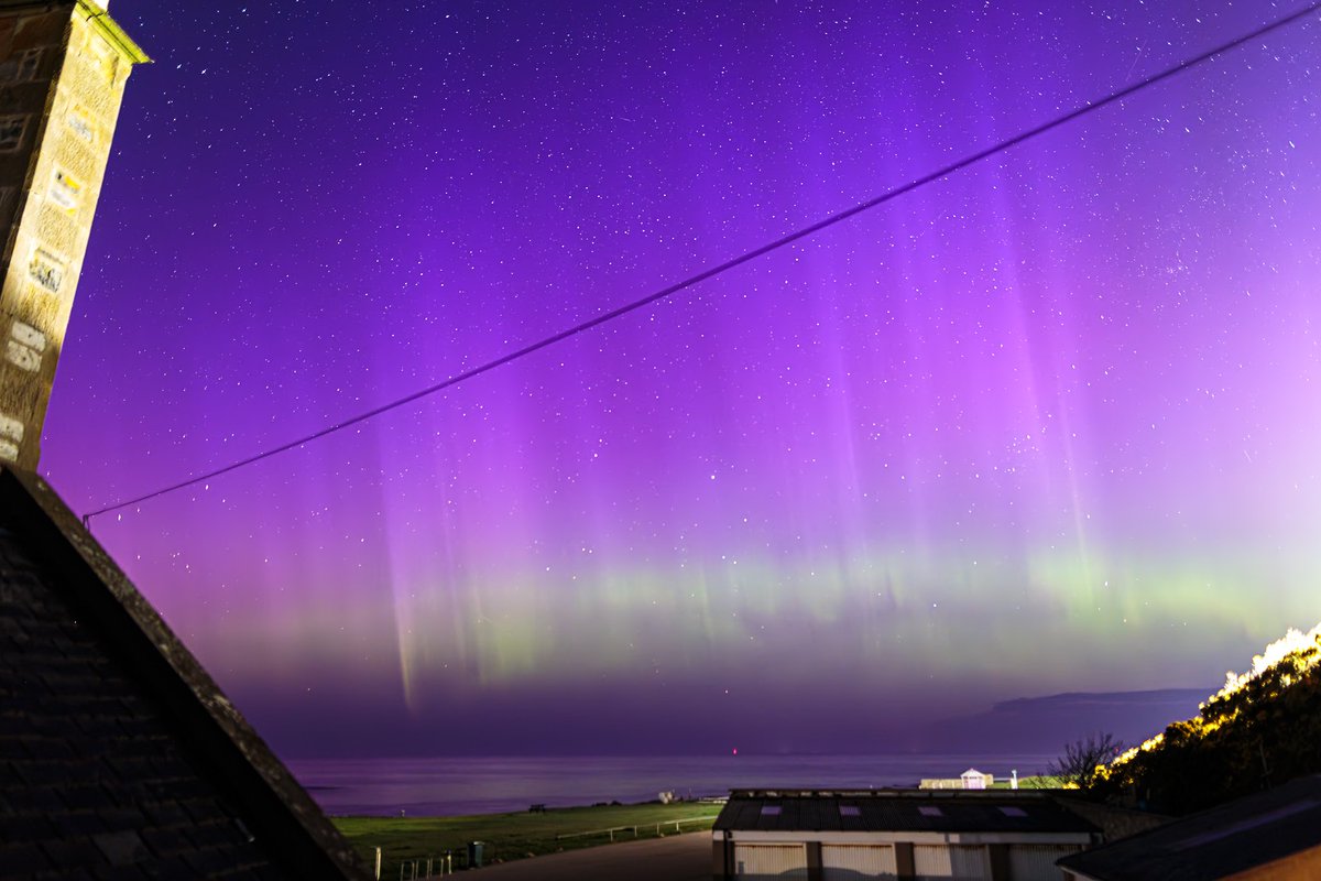 The Aurora was dancing across the Moray Firth last night. 

#Aurora #Scotland #northernlights #moray #darkskies
