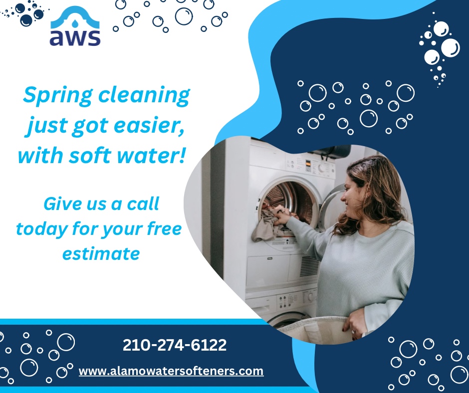 Get your spring cleaning done like never before!🩵🧼

#cleanwater #cleanhome #softwaterlife #springcleaninghacks #springcleaning #alamowatersofteners #watertreatment #softwater