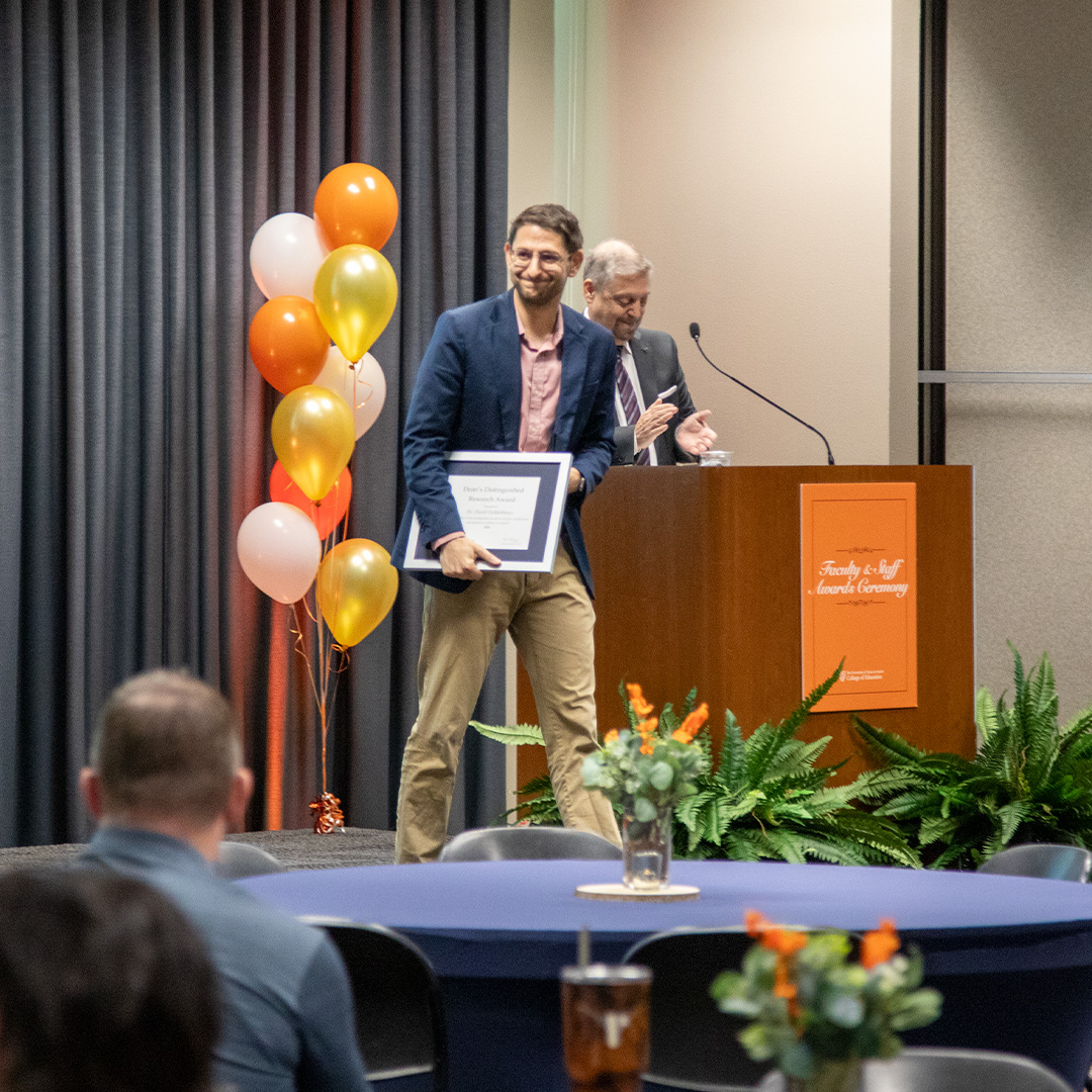 Together, the College of Education celebrated the accomplishments of our faculty and staff during the past year. #HornsUp for our incredible faculty and staff at the College of Education 🤘 #HookEm #LonghornFriday