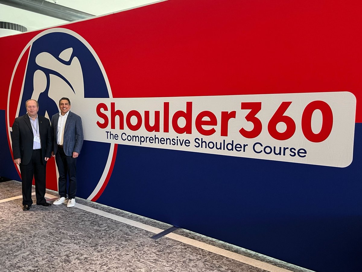Dr. Anthony Miniaci and Dr. Gautam Yagnik presented and are in attendance today at the @Shoulder360 in Miami.  The event provides a comprehensive shoulder course focusing on shoulder repair and reconstructive surgery.