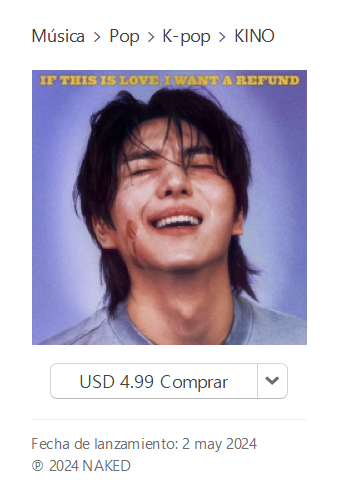 PTG_Argentina's tweet photo. [#Broke_My_Heart ~ iTunes Argentina 🇦🇷]

UNIS, HOY hacemos compra masiva del álbum de #KINO!

⏰:  22 a 23 hs. ARG

✅ Comprar #Broke_My_Heart primero.
✅ Luego de esto, completar el álbum (si pueden).
✅ 1 tarjeta déb/créd = 3 cuentas

#키노 #If_this_is_love_I_want_a_refund #BMH https://t.co/QlVBIT70wI