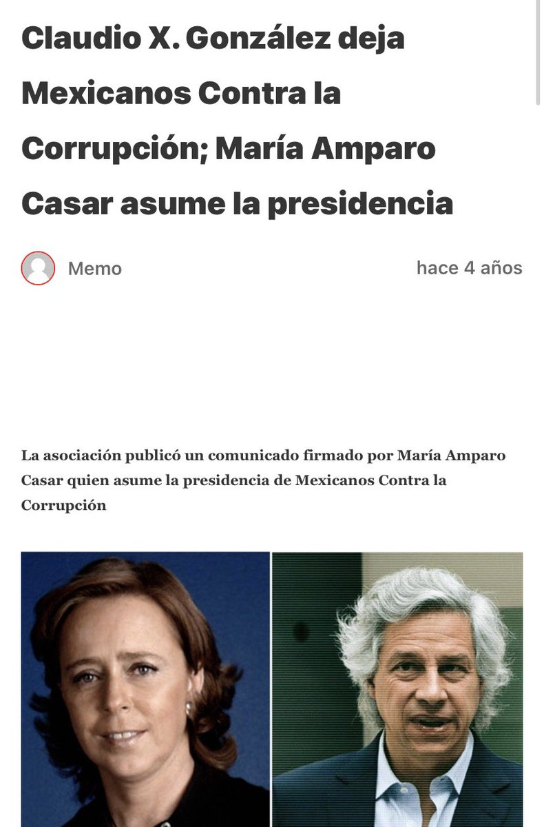 @violetamg10078 María Casar , Es integrante del cartel de Claudio X, dime con quien andas y te dire como eres pum 💥 👇🏻🤮🤮