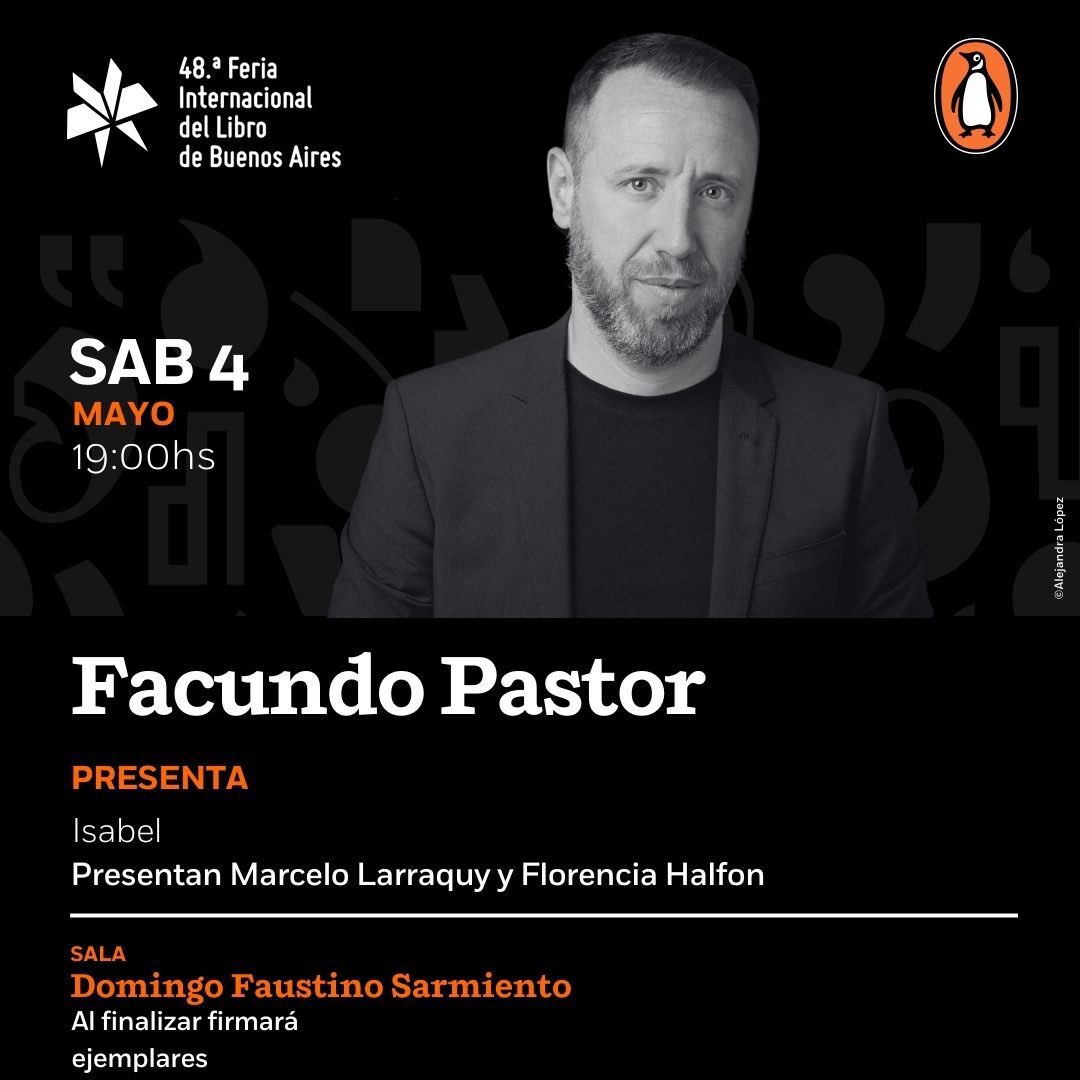 Che, mañana con @mlarraquy presentamos el librazo de @facupastor sobre la destitución de Isabel Perón. Es en la @ferialibro a las 19. Nos vemos 👋🏼