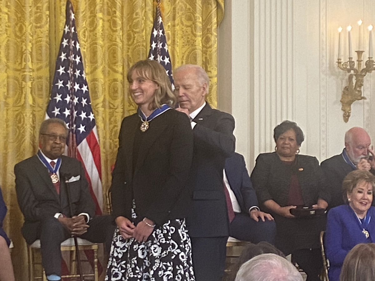 Olympic swimmer Katie Ledecky gets a new medal, the presidential Medal of Freedom