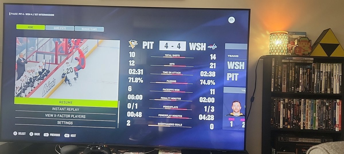 RealChuckSloan's tweet photo. @EASPORTS played #nhl14 on 360 recently.. better game, same graphics etc etc.. also max hardness better... here's 24
.. #fixing #nhl24 #passports 1st intermission #cmonman https://t.co/SBt0ZXCiVh