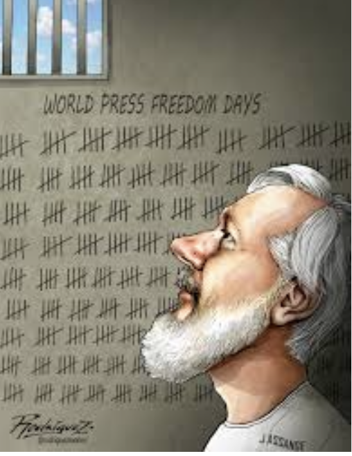 #WorldPressFreedomDay How much longer will the UK and US - who lecture other nations about #democracy, #humanrights and #PressFreedom - continue to jail journalist Julian #Assange? #WorldPressFreedomDay2024