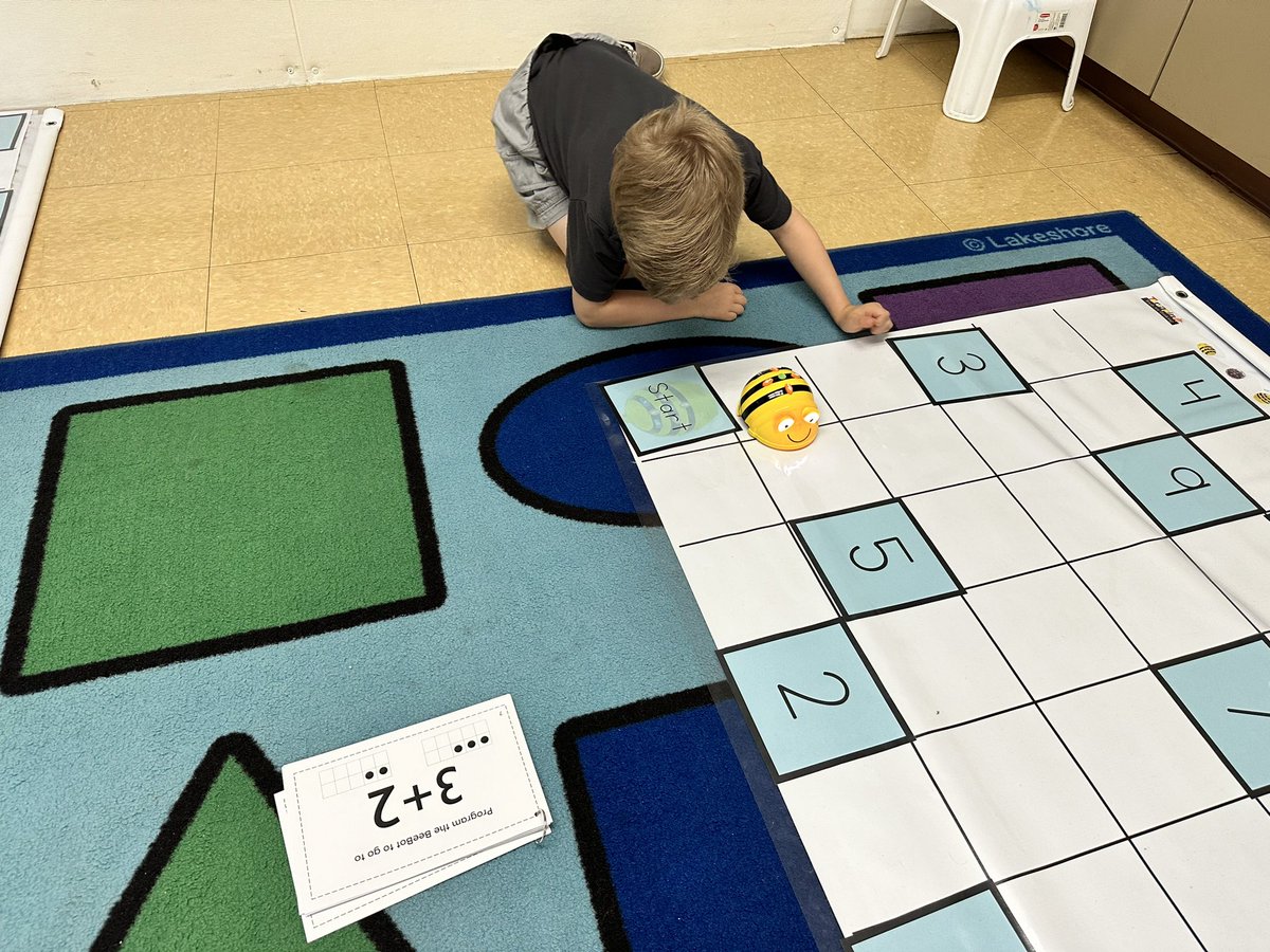 So much learning going on <a href="/CraftonRUSD/">Crafton Elementary</a> with TK and K this week! Using #beebot to review sums and differences within 10. Lots of teamwork, great fact review, and building their coding skills. Way to go! <a href="/MrsDavisonTeach/">Olivia Davison</a> <a href="/RedlandsInTech/">RUSD Instructional Technology</a> <a href="/RedlandsUSD/">Redlands USD</a> <a href="/Jeffdoodledude/">Jeff Doolittle</a>