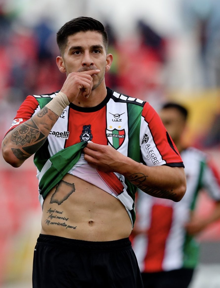 En Palestino, Jonathan Benítez es reconocido como uno de sus jugadores más importantes.