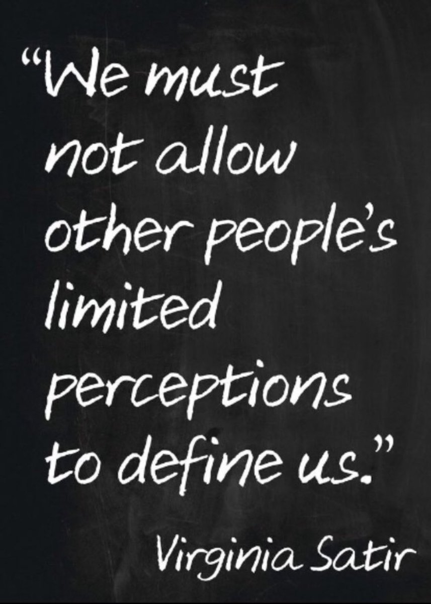 We must not allow other peoples limited perceptions to define us 

#positive #mentalhealth #mindset #joytrain #successtrain #ThinkBIGSundayWithMarsha #thrivetogether