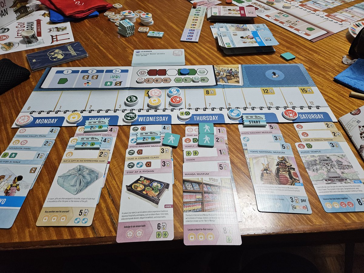 Of course, we had to play #LetsGoToJapan again - and this time we added the Grab Your Passport expansion for a little variety. The added asymmetry really helps add a bit more nuance without too much complexity.
#TAGSessions #TabletopGames #BoardGames