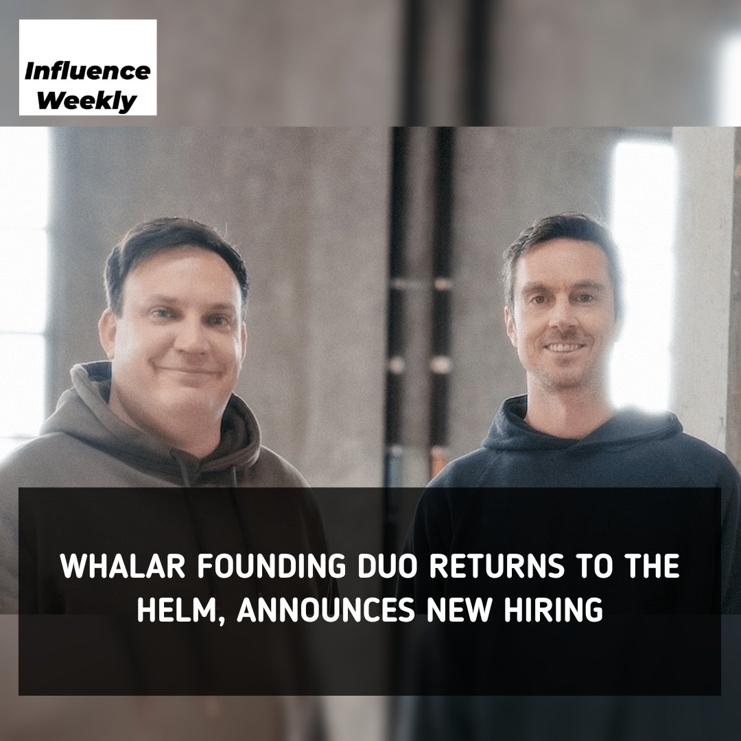 Whalar Founding Duo Returns To The Helm, Announces New Hiring:

👉🏼  Read the full story:

l8r.it/jWlG

#InfluencerMarketing #Influencer #CreatorEconomy #Whalar 

@whalar