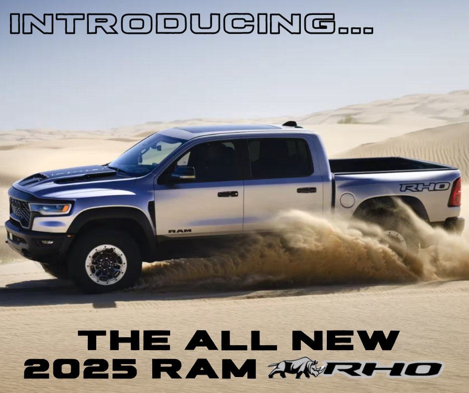 The RAM 1500 RHO is described by RAM as the Strongest Ram 1500 yet! This beast specializes in off-roading and comes with sporty dual exhaust tips. In production now, coming soon! ⁠
⁠
#Ram1500 #NewTruck #RAM #Ram1500RHO #OffRoadVehicles #Dealership #BillLuke #CarNews