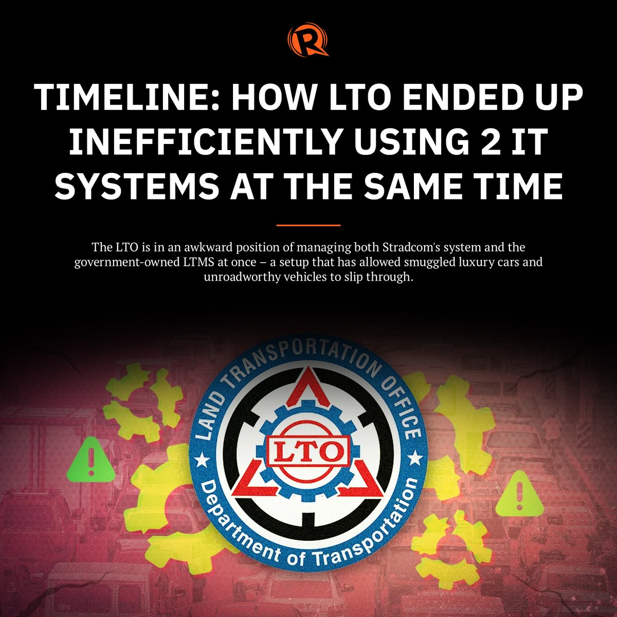 Rappler recently exposed how the parallel use of these two systems enables fraud and collectively costs motorists billions a year. But how did the LTO end up having two systems in the first place? Here’s the story. trib.al/XjrWzfU