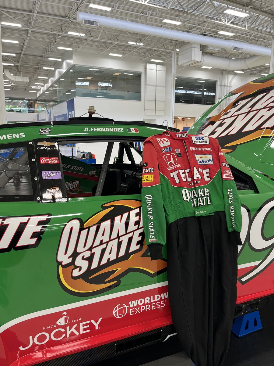 In 96 I started racing career with Tasman motorsports with <a href="/AdrianF007/">Adrian Fernandez</a> was his truck driver and tire  guy.  So cool to see <a href="/TeamTrackhouse/">Trackhouse Racing</a> and <a href="/Daniel_SuarezG/">Daniel Suárez</a> with QuakerState. And there throw back