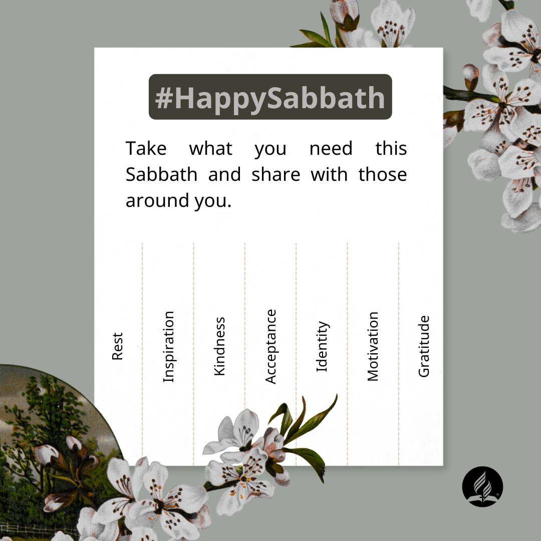 ✨ Have a blessed Sabbath ✨