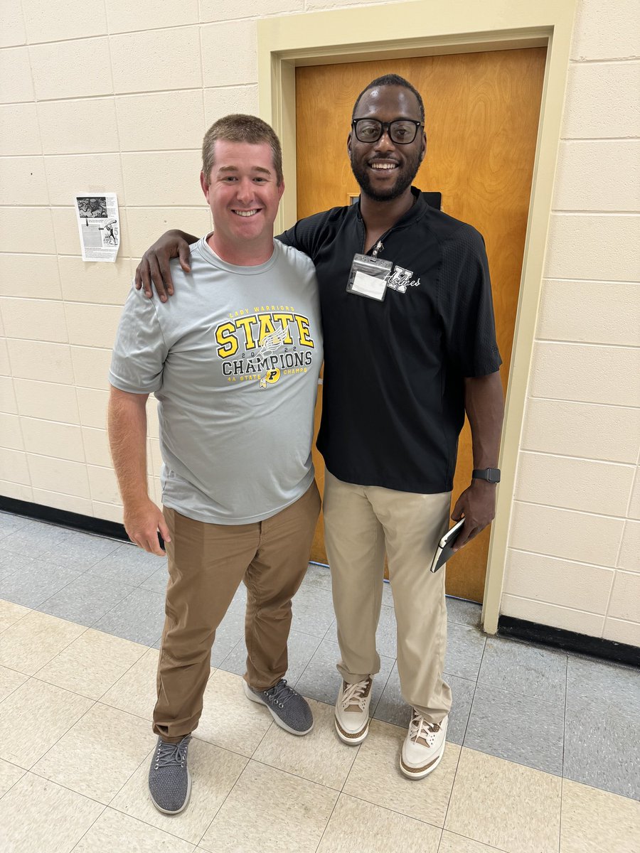 Enjoyed having former Reb @CoachCJ_Johnson come recruit @PontotocFTBL @HolmesccFB