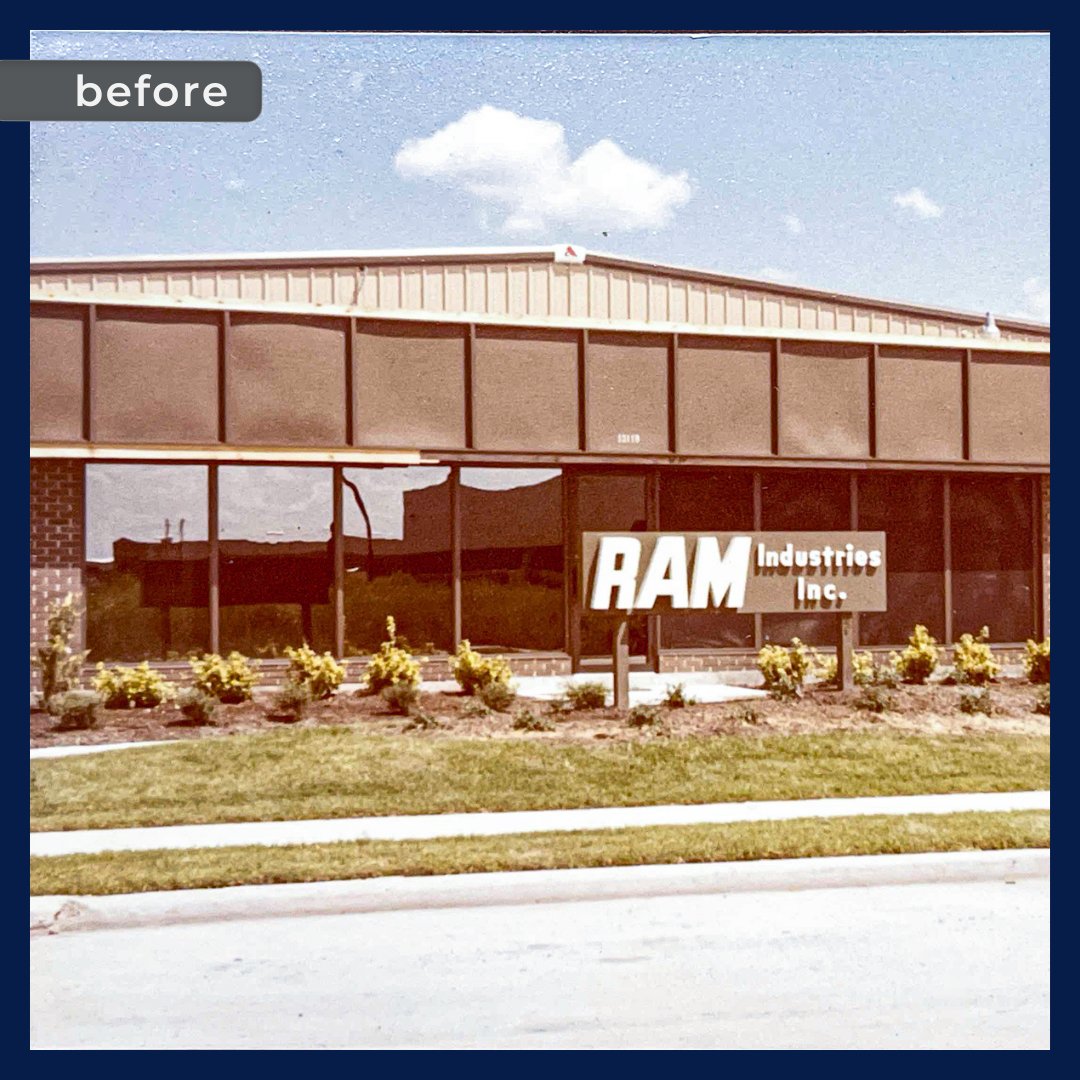 RAMwindowsdoors's tweet photo. RAM was founded in 1978 by Robert A. Miller, who chose the company name to match his initials. This image is of our first warehouse building in Stafford, TX. While RAM has grown through the decades, we continue to deliver luxury windows and doors just as we did over 45 years ago! https://t.co/setCHklrQ4