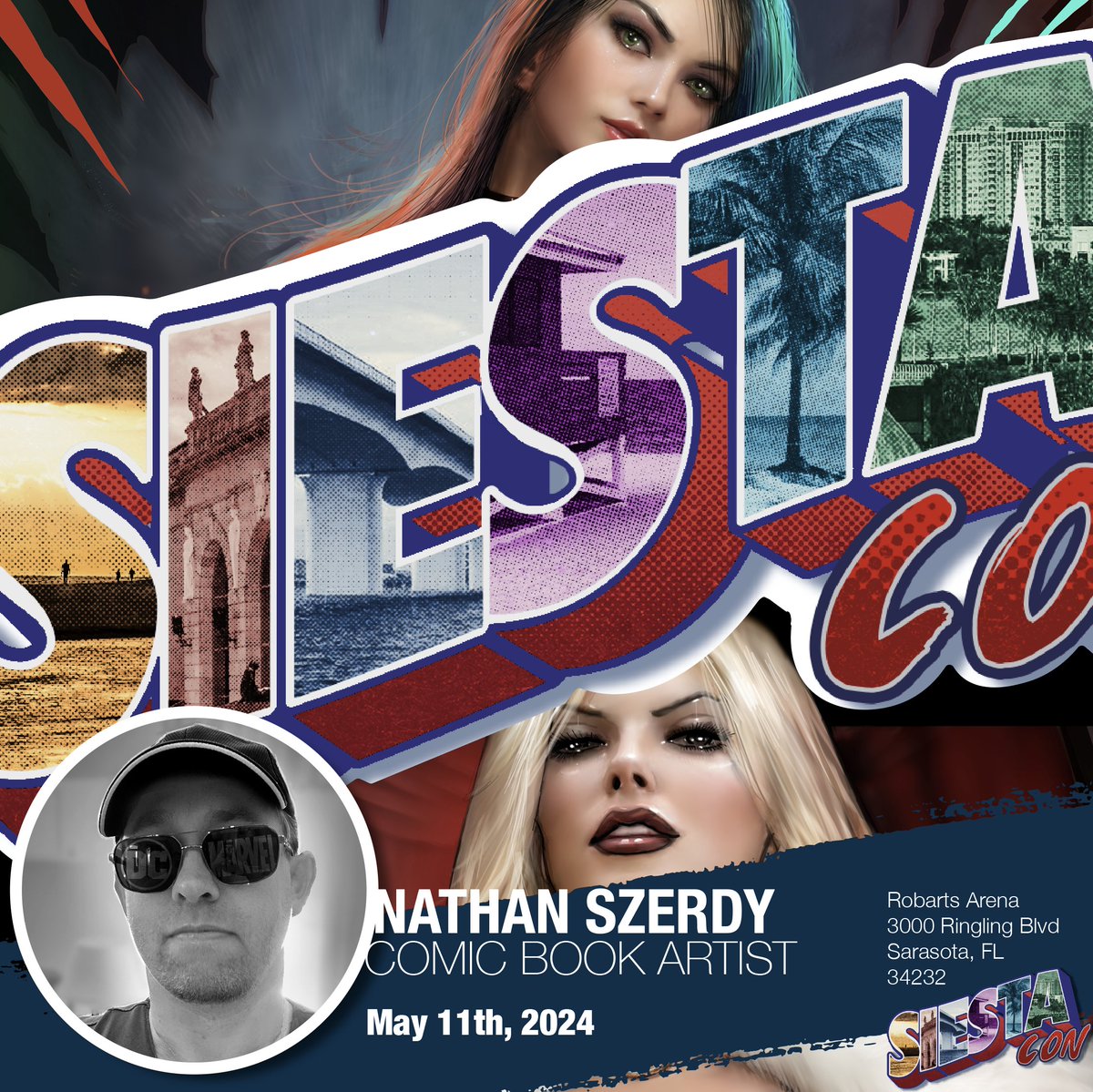 Unknown_Comics's tweet photo. Nathan Szerdy - Comic Book Artist
We're honored to have comic book artist Nathan Szerdy at SiestaCon! His work has graced the pages of some of the most iconic comics ever. Don't miss this opportunity to meet the master himself! #SiestaCon #ComicArtist #Legend #ComicBooks https://t.co/ds2FeAvKbi