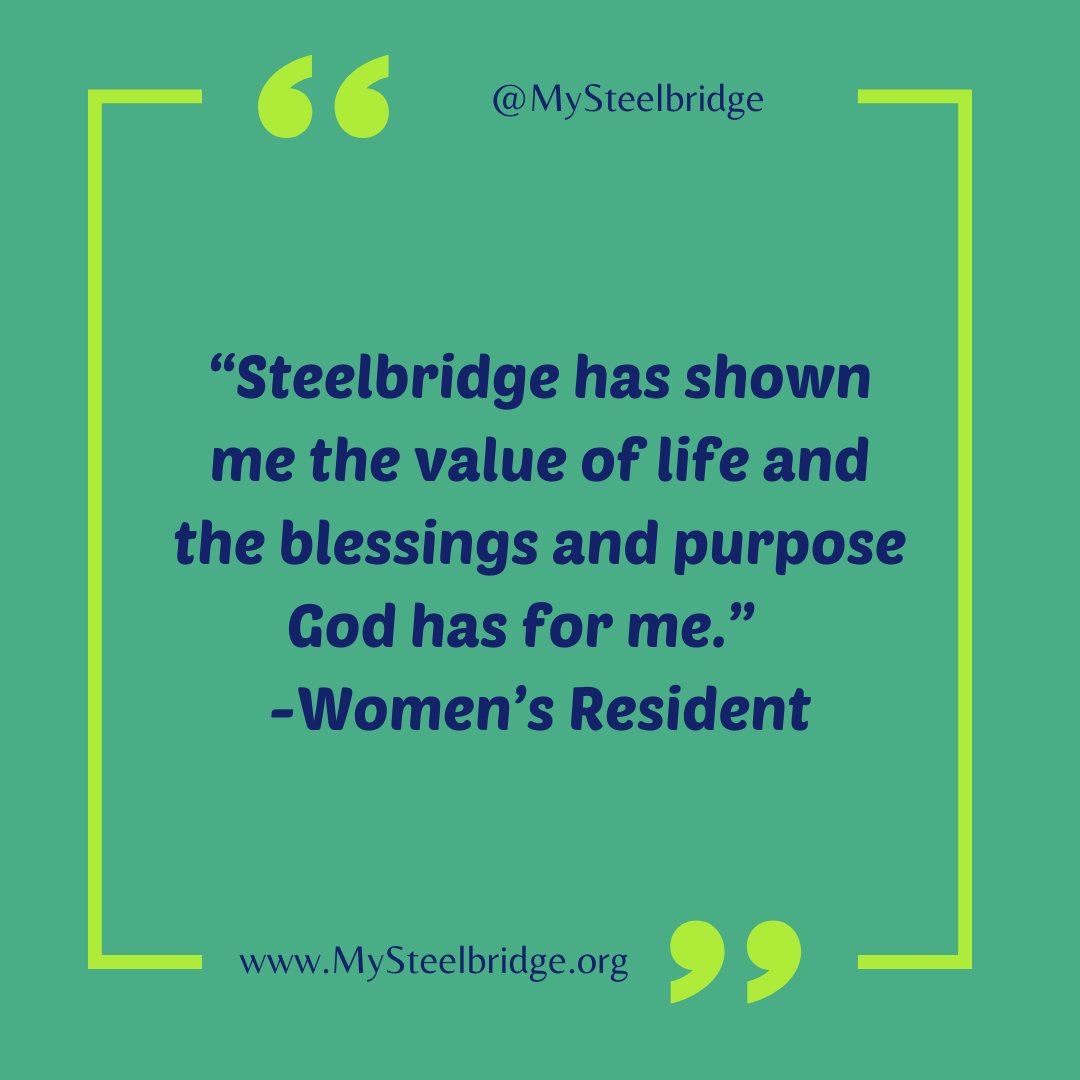 At Steelbridge, we believe in the power of authentic stories and the strength that comes from shared experiences. Our residents have incredible journeys and insights to offer, and we're honored to amplify their voices. 
#CommunityVoices