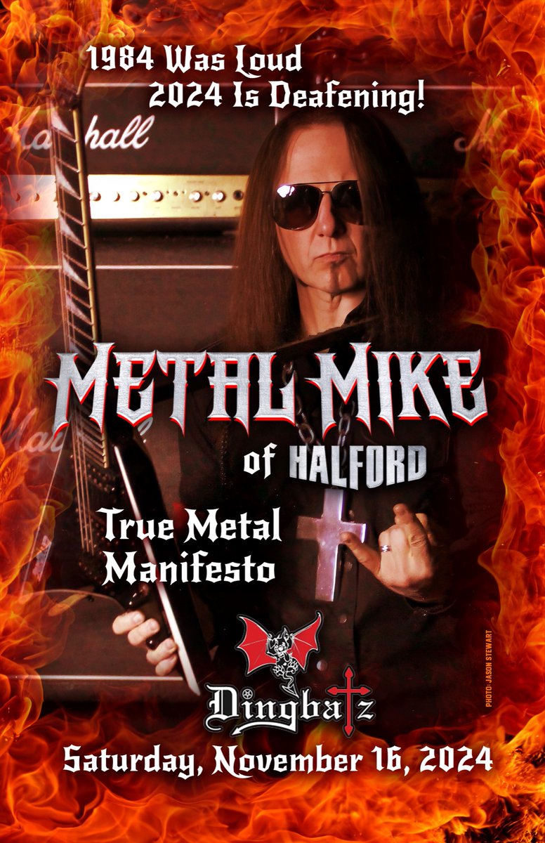 Time to ride the Metal wind! More amps, more smoke. No Posers. Playing solo tracks, plus best of Halford, Fight and Priest to boot! Which songs you wanna hear?