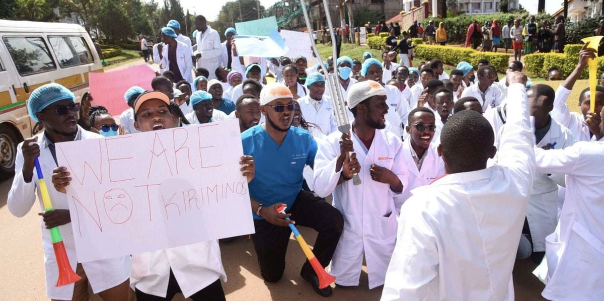Kenyan doctors refuse to sign return to work as they argue that the agreements do not address their concerns, leaving them with no choice but to continue their strike.

This is a concern as it affects the country economically ✍️

 #KenyaDoctorsStrike #HealthcareCrisis