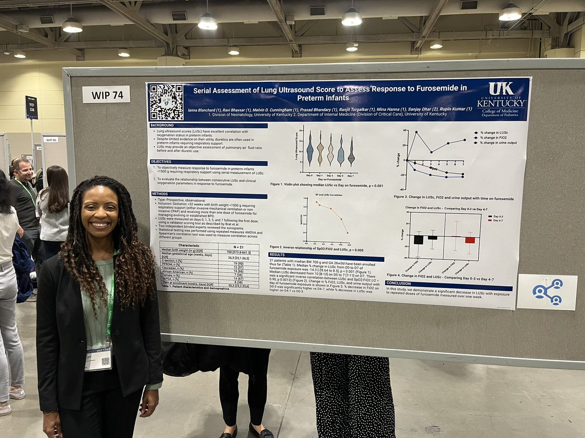 NeoPocusCollab's tweet photo. Check out WIP 74 #PAS2024 @PASMeeting with Dr. Blanchard presenting lung #POCUS scores in response to furosemide administration. #NeoTwitter @ebneopocus https://t.co/CRiLtRwcCO