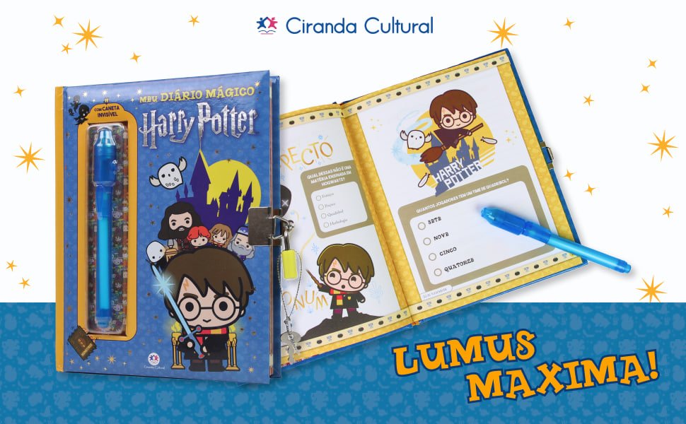 🚨Pré-venda Amazon 📚Harry Potter - Meu diário mágico: Com Caneta Especial 💵 R$ 39,90 ➡️ amzn.to/44s0V24 🗓 Lançamento 7 junho 2024 Idade de leitura: 3 - 5 anos