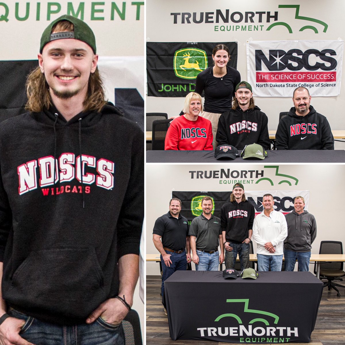 !!JD TECH PROGRAM SPONSORSHIP ALERT!!
We joined Tanner Rudolph, and his family, for his Signing Day to the John Deere Tech Program.
Tanner starts his sponsorship this summer at the Impact Center in Grand Forks, North Dakota.
Congratulate Tanner on joining team True North.
