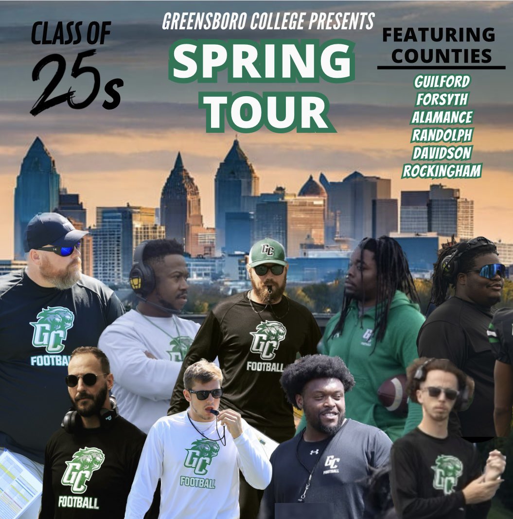 HITTING THE ROAD‼️‼️ Greensboro Football staff will be on the road checking out ballers in the counties listed above‼️ BRING THE JUICE and LETS GO PRIDE‼️ #SpringTour x #BeingTheJuice