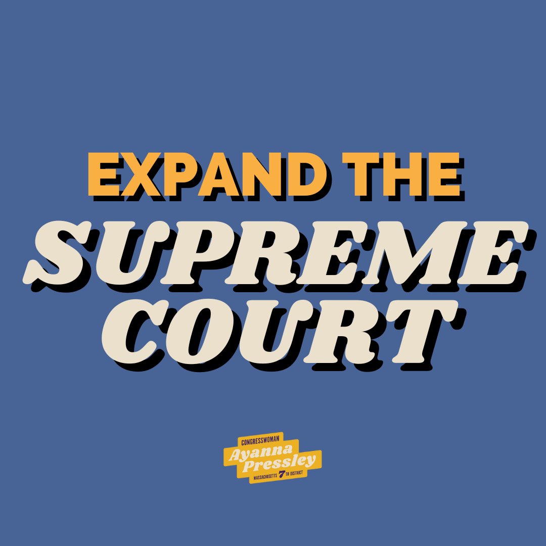 This extremist, unethical, & unaccountable Supreme Court is facing a crisis of legitimacy. We must #ExpandTheCourt & pass a binding code of ethics for Supreme Court justices—our democracy depends on it.