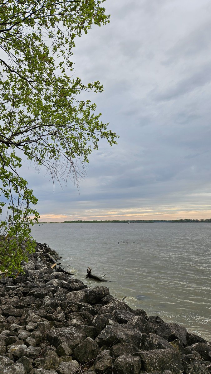 Cedar Point,  Sandusky Bay is My view right now