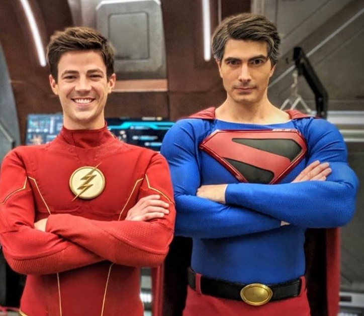 Two of the best Heroes! 😍🔥🦸
#brandonrouth #grantgustin #theflash