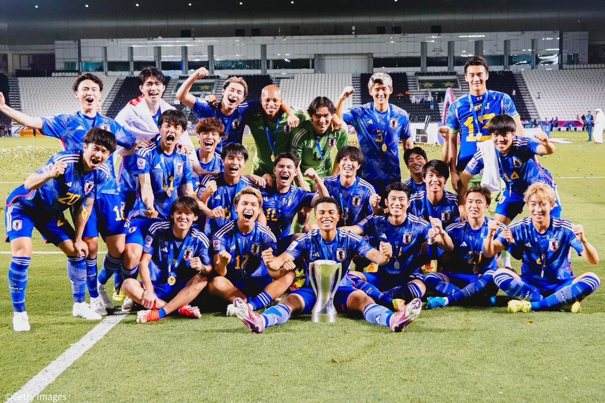 U-23日本代表が8年ぶり2度目のアジア制覇！🎉✨ 🏆 AFC U23アジアカップ カタール2024 決勝 🆚 日本 vs ウズベキスタン 🔢 1-0 #Ｊリーグ #daihyo