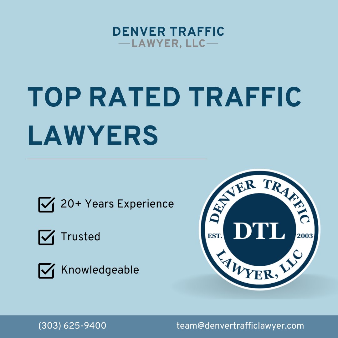 Colorado Traffic Lawyers - Contact us for a FREE Consultation

Call or Email: (303) 625-9400
team@denvertrafficlawyer.com

denvertrafficlawyer.com

#denver #trafficlawyer #speedingticket #carelessdriving #carinsurance #recklessdriving #accident #license #trafficticket