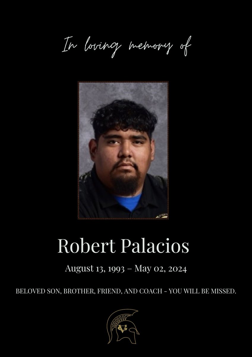 May the beautiful memories that you left us fill the hearts of the lives you had an impact on. Please keep the Palacios family in your thoughts and prayers during this difficult time.🙏🕊️

#SpartanPRIDE