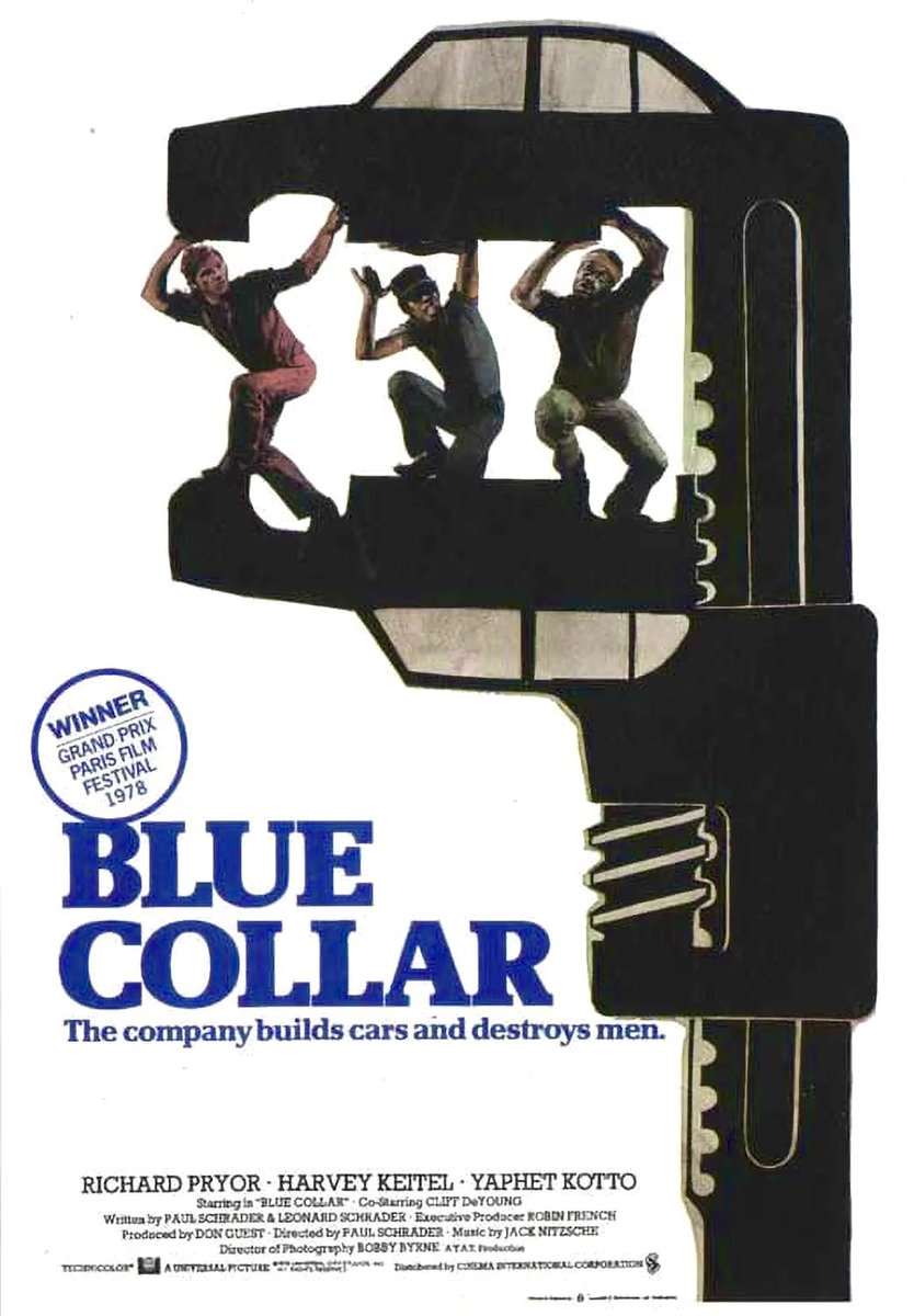 now rewatching: Blue Collar (1978) Dir. by Paul Schrader 114 mins my second viewing