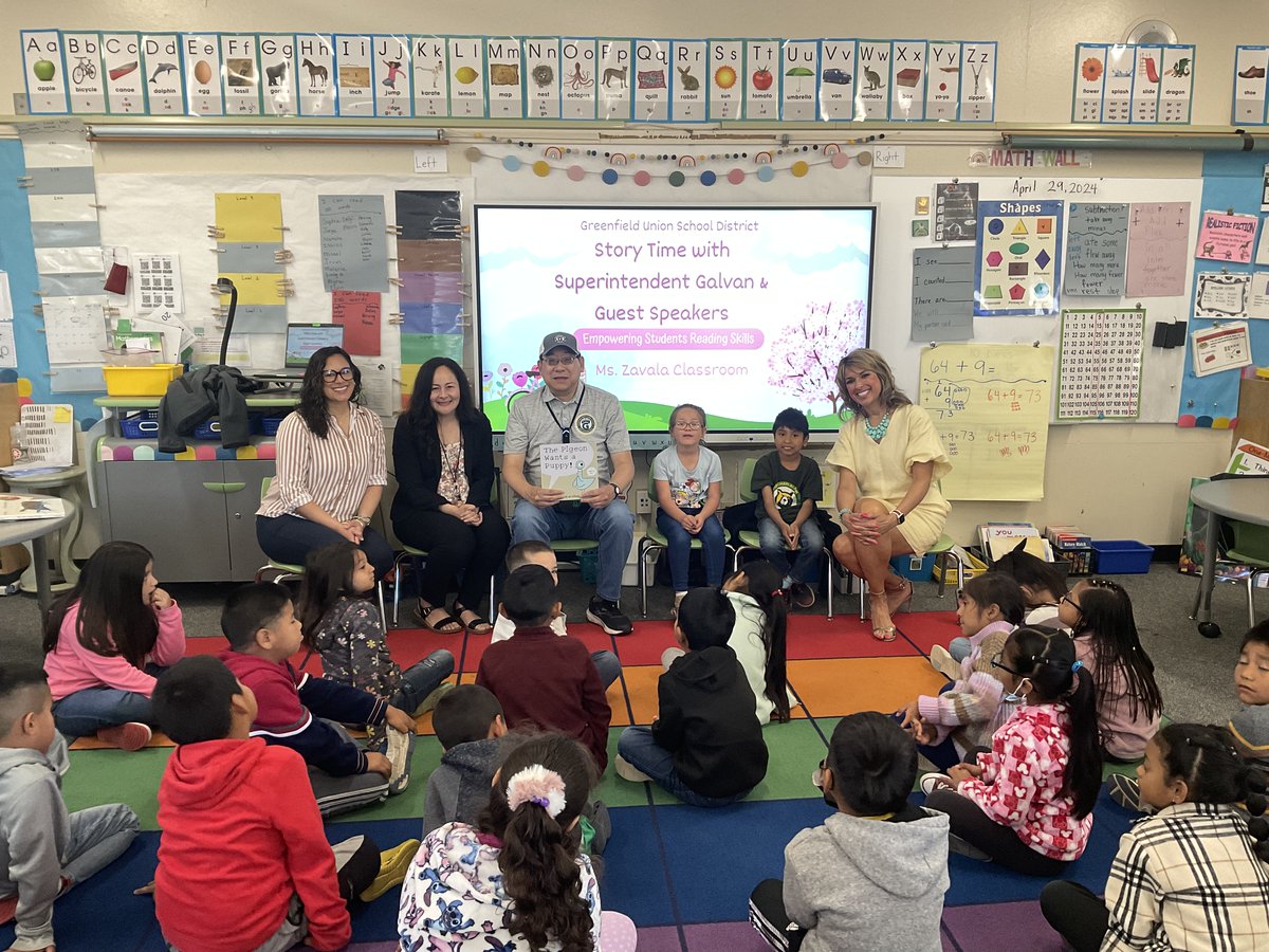 🌟 GUSD Story Time with Superintendent Galvan - Follow this Youtube link: youtu.be/z1RHVIJtGkE

#ALLmeansALL #ThisisGUSD #GreenfieldGuarantee #ProudToBeGUSD #CultivatingCuriousity #Trust&Inspire #Discover&Grow #GUSDShines #GUSDCultivatesReaders #GUSDreadersshine