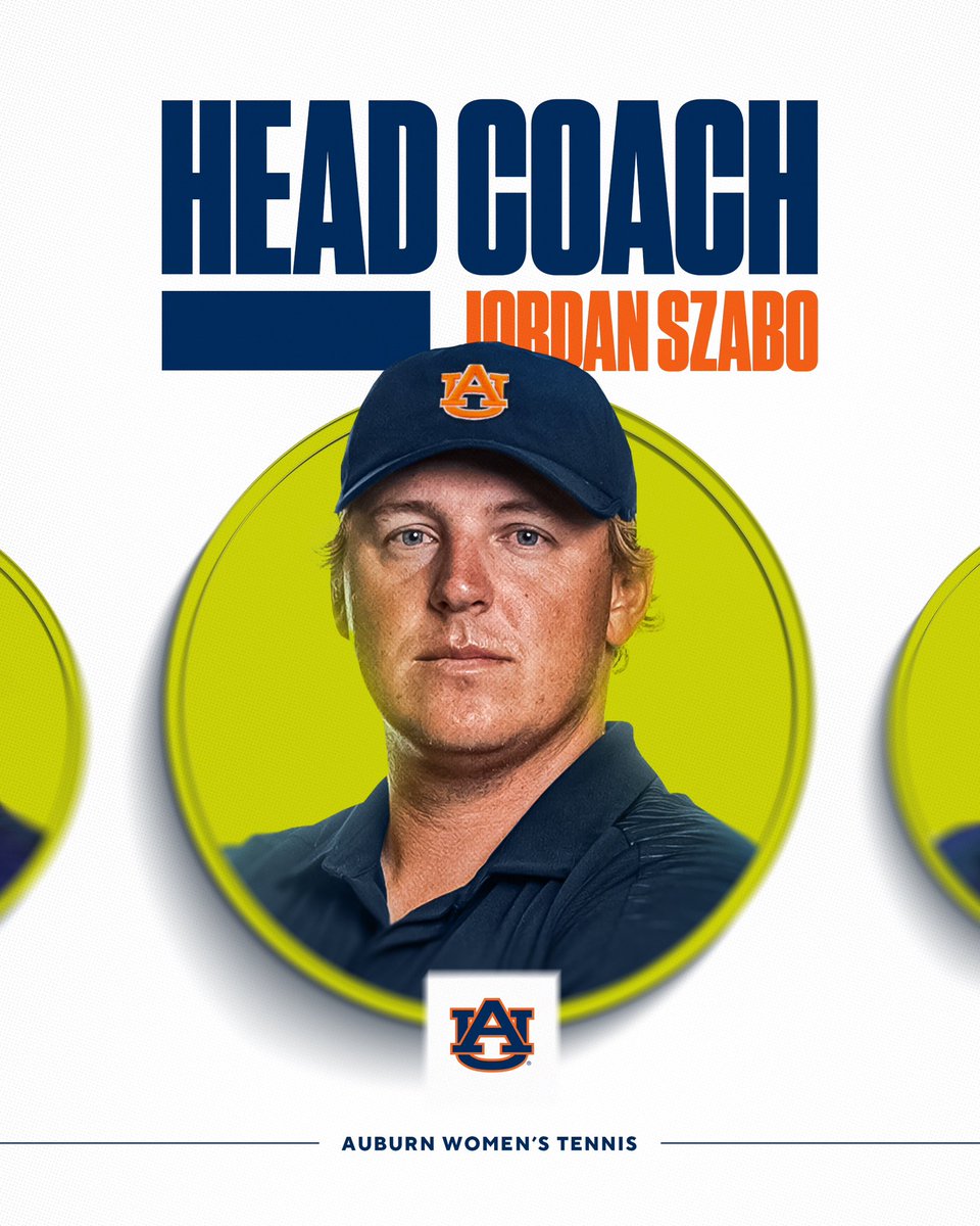 A proven winner and two-time ITA National Coach of the Year 🦅

Help us in welcoming @j_szabo to The Plains as the Tigers’ next head coach!!

📰 auburntige.rs/3wiLe0A

#WarEagle