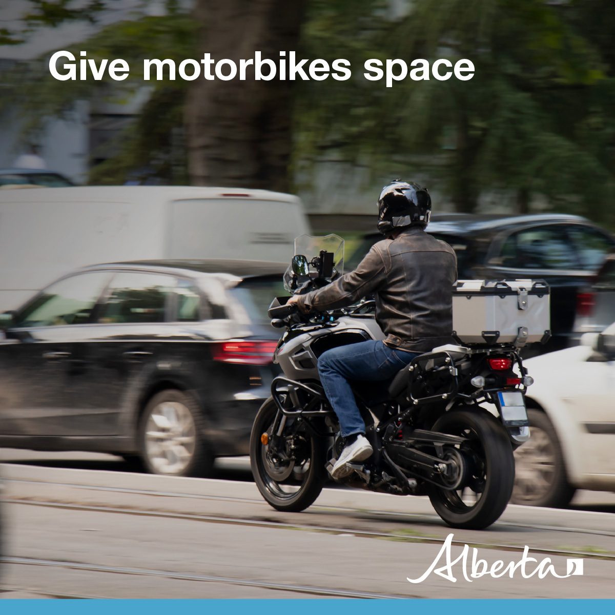 When motorcycles crash, riders lack the protection of an enclosed vehicle, and are more likely to be injured/killed. 

Please #SharetheRoad. 
#ABRoads #DriveSafe #RoadSafety