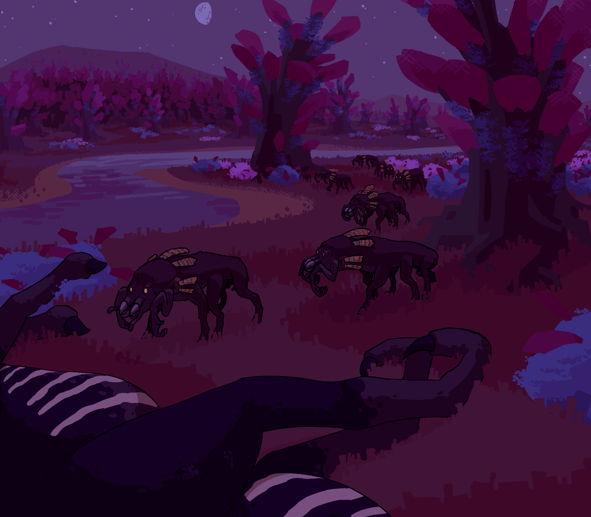 Now that the video's live, I can post the artwork I did for <a href="/biblaridion/">Biblaridion</a>'s latest Alien Biospheres video. Thank you for giving me perhaps my favorite youtube series to date.