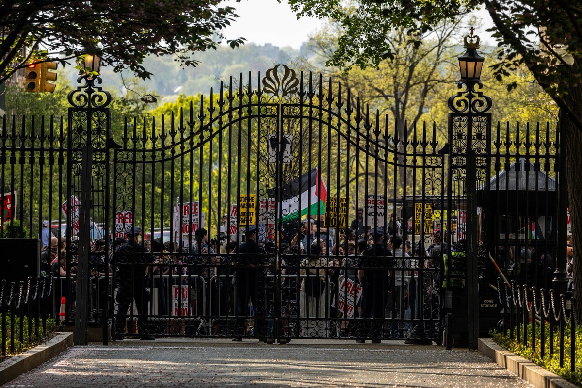 What rights do protestors have? Fine line between peaceful protest and illegal activity on college campuses bit.ly/3wo5IoH #columbiauniversity #cuny #nyu #fordhamuniversity