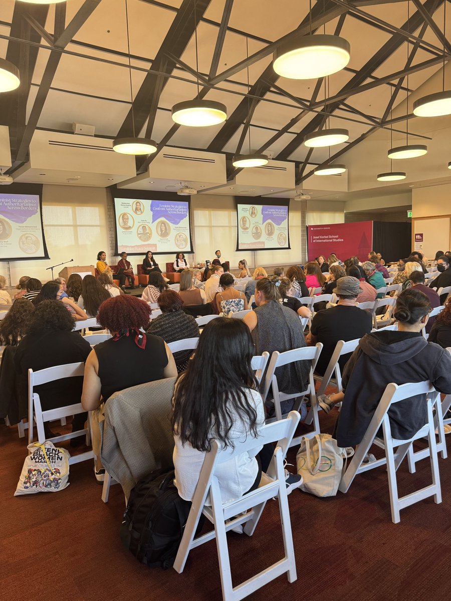 Our closing panel at the Feminist Peace Summit was full of feminist wisdom on how to challenge authoritarianism & its entanglements with militarism. Thank you Diana Duarte, Linda Burnham, Halema Wali, Yoon Ra, & Yanar Mohammed. @MADREspeaks @ggjalliance @WomenCrossDMZ @sie_center