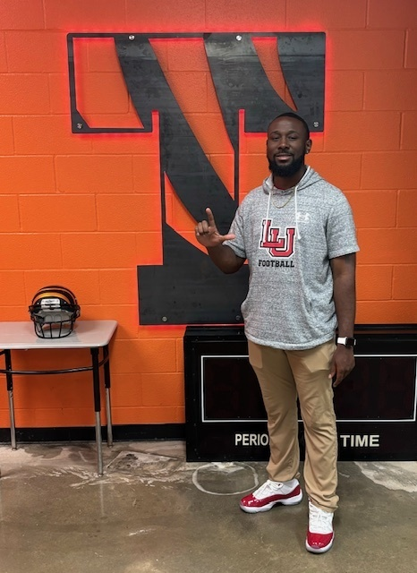 Great having Coach Ford @TRILLDB from Lamar University in today recruiting our kids and talking some Lamar Football.