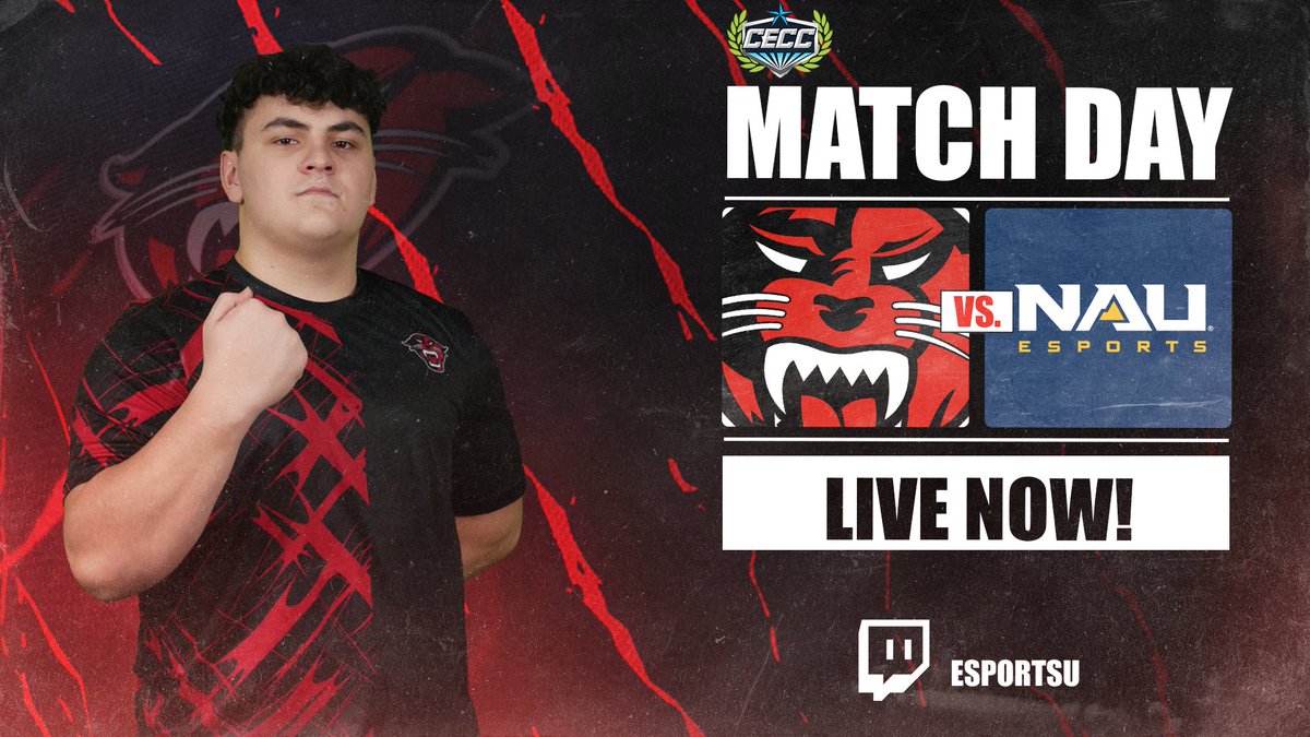 Our first match here at @EsportsUGaming sees us take on @NAUesports come tune in!

📺twitch.tv/esportsu

#OnTheProwl🐾