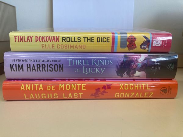 MMTLibrary's tweet photo. Spine Poetry for Sunday https://t.co/lOr0ND0OXv
