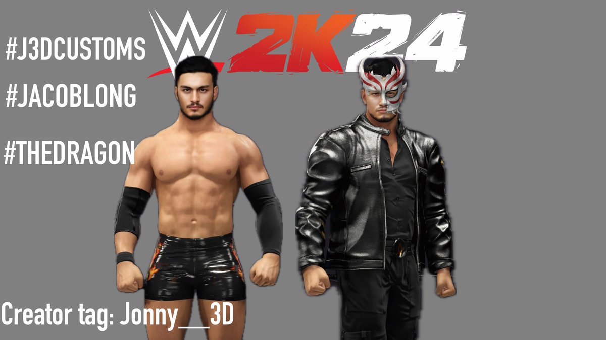 Jonny___3D's tweet photo. Another #WWE2K24 #CAW original has been uploaded. #J3DCUSTOMS https://t.co/08QwX48MGQ