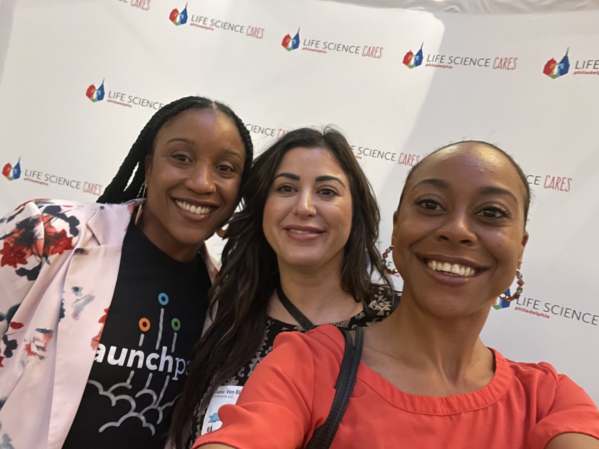 Gena & Maxine had the pleasure of meeting
@LaunchpadPhilly Executive Director, Dannyelle, at the
@LS_CaresPhilly Impact Reception!   We are excited to be the first company to partner with Launchpad by providing their students the opportunity to visit our lab.  #STEM #STEMPhilly