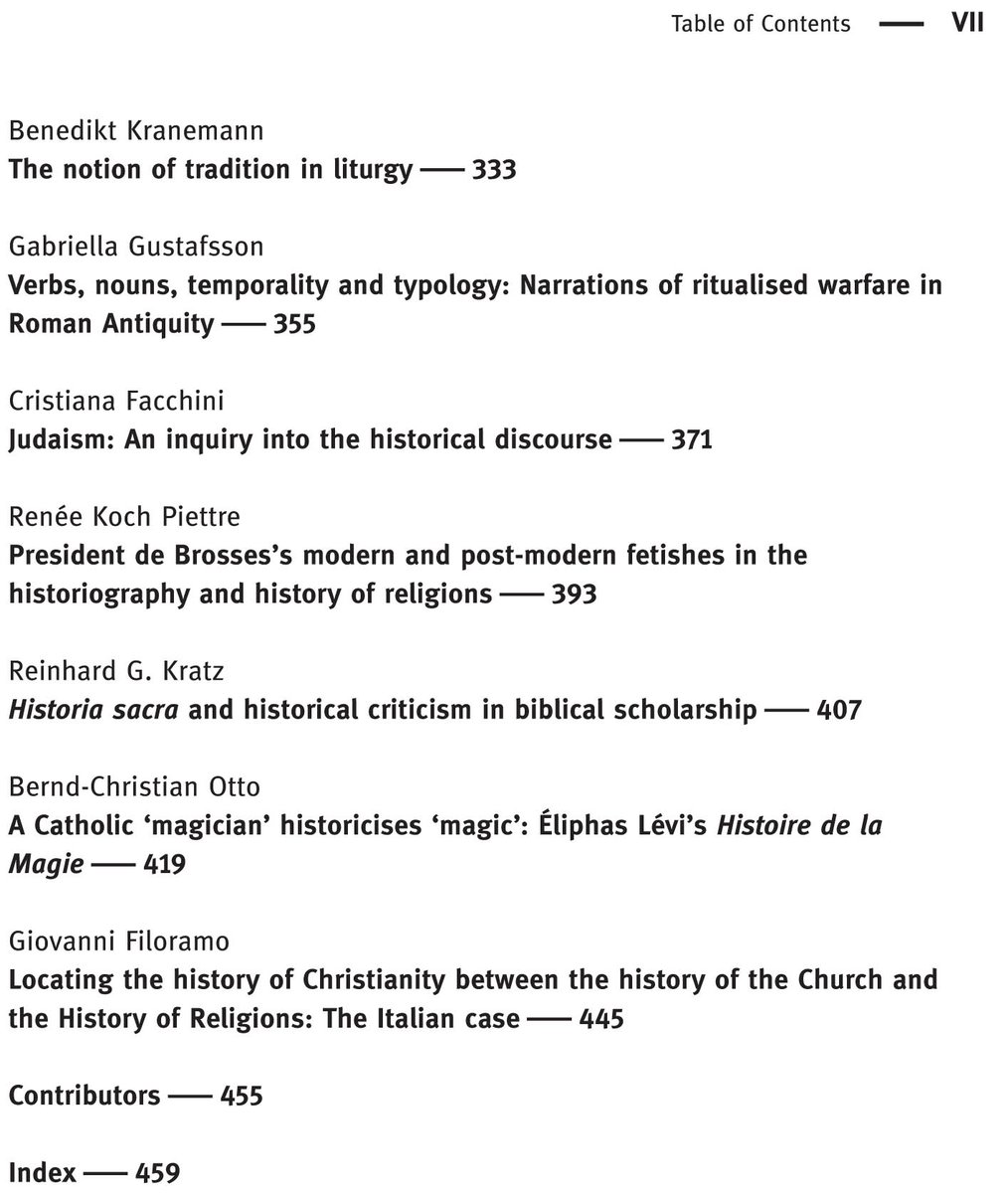 #OpenAccess
#Religions #Historiography #Judaism #EarlyIslam #Biography #Chronicles #Ḥabībal_siyar
#Rituals #yofChristianity #Roman #China #India #Liturgy 
History and Religion: Narrating a Religious Past
De Gruyter 2015
 PDF🎯
library.oapen.org/viewer/web/vie…