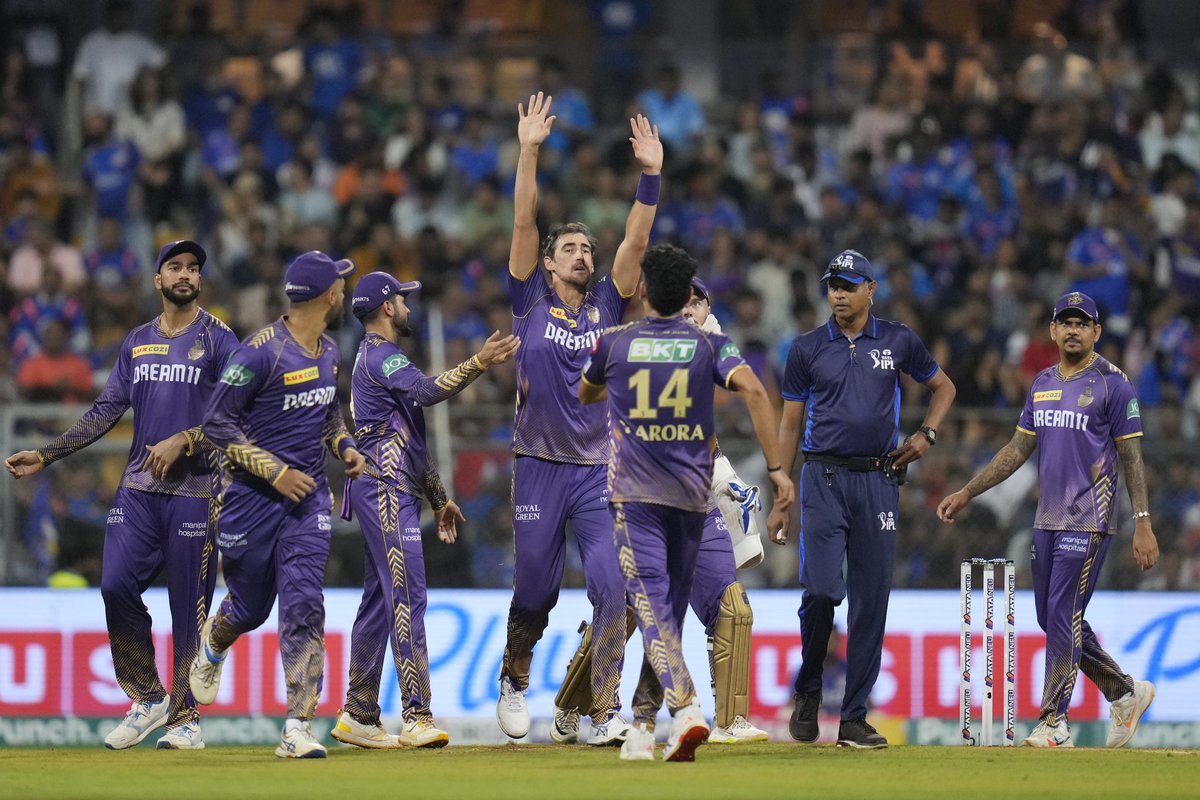 KKR DEFEATS MUMBAI INDIANS FOR THE FIRST TIME IN 12 YEARS AT THE WANKHEDE STADIUM. 🤯🔥