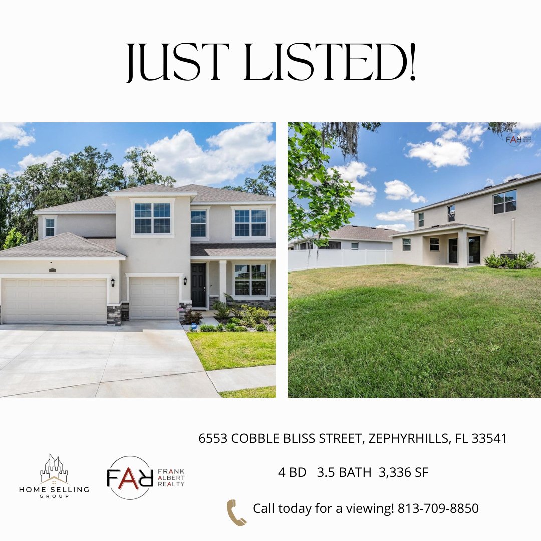 Listed by Geri Sanchez & Nora Church with The Home Selling Group of FL & Frank Albert Realty ✨

Your ideal home in Silverado Ranch, Zephyrhills, FL! Introducing the inviting DR Horton Jordyn II model, a blend of practical design and comfort spread across 3,336 square feet.